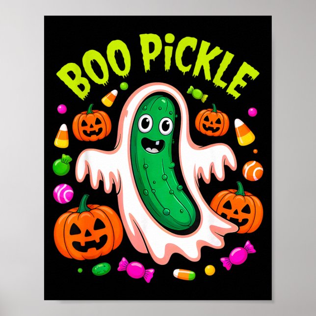 Póster Funny Boo Ckle Halloween Party Costume Soky  (Frente)