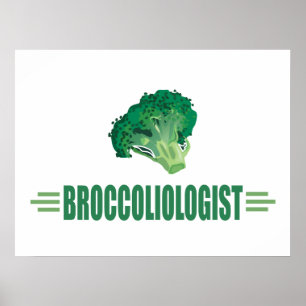 Póster Funny Broccoli