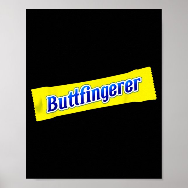 Póster Funny Buttfingerer Inappropriate Offensive Adult D (Frente)