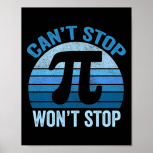 Póster Funny Camisetas del Día Pi