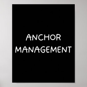Póster Funny Capitán de Bote - Manag Anchor Náutico
