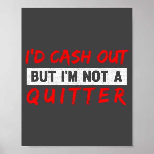 Póster Funny Casino Gambling Lover Gambler  (Frente)