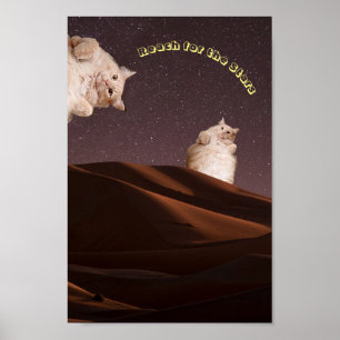 Póster Funny Cat Inspiration Poster