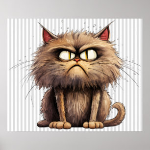 Póster Funny Cat Poster