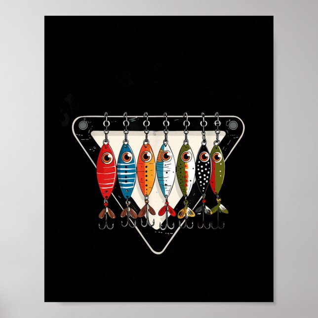 Póster Funny Catch Ya Later Fishing Lure Angler Fisherman (Frente)