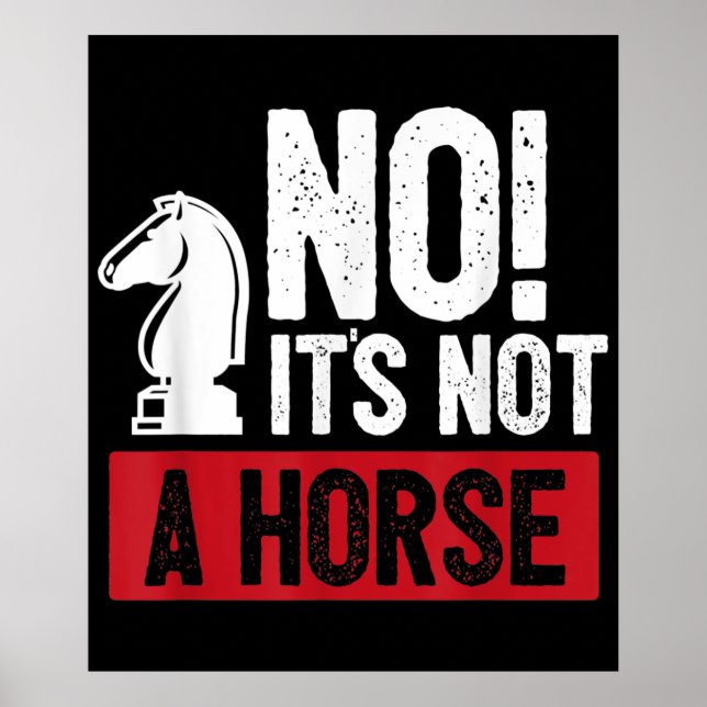 Póster Funny Chess King Castling Design (Frente)