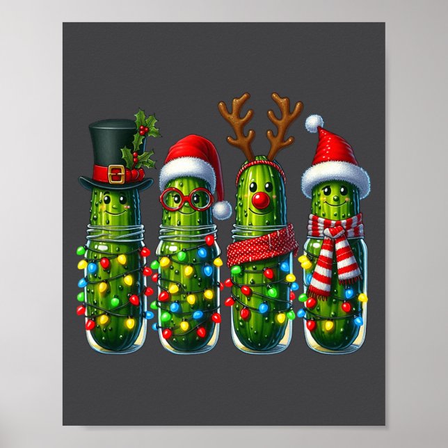 Póster Funny Christmas Ckles Holiday Lights  (Frente)