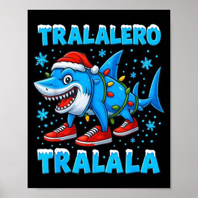 Póster Funny Christmas Italian Brain Rot For Men Women Bo (Frente)