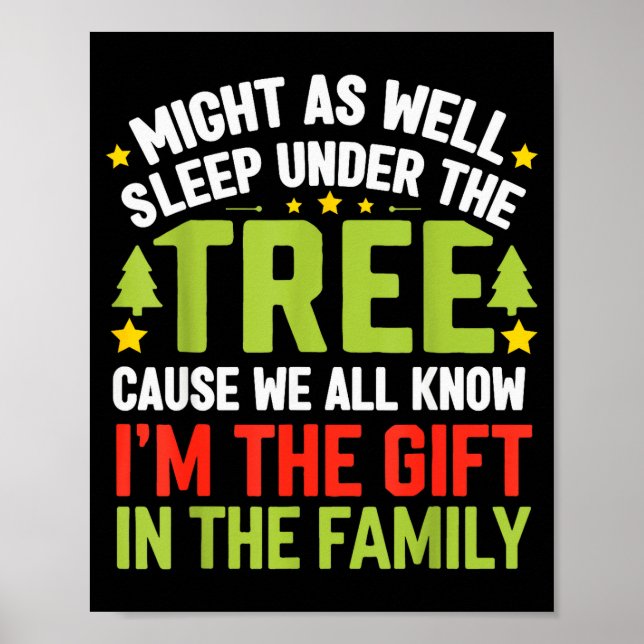 Póster Funny Christmas Kids Mens Christmas Pajamas Women  (Frente)