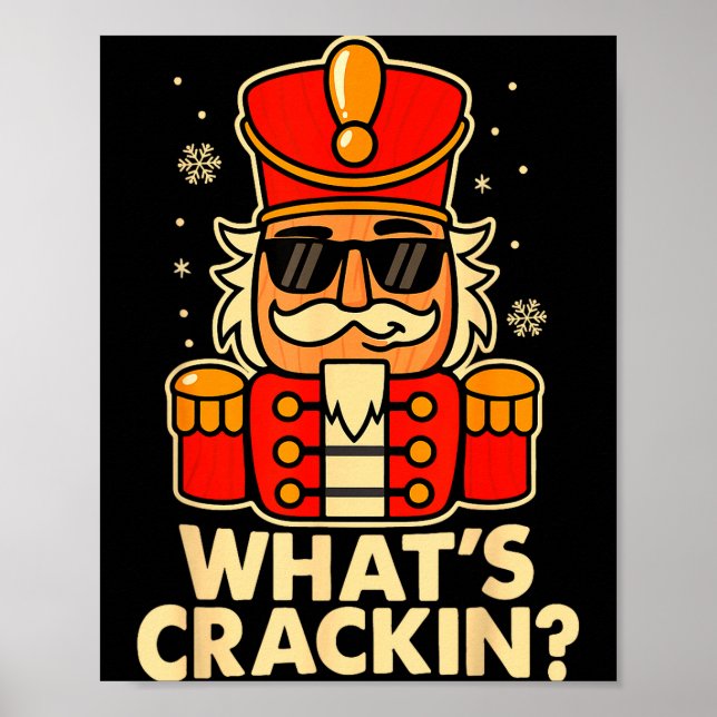 Póster Funny Christmas Nutcracker Men Kids Teen Boys What (Frente)