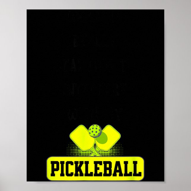 Póster Funny Ckleball Work Quote Ckleball Lover Office Jo (Frente)