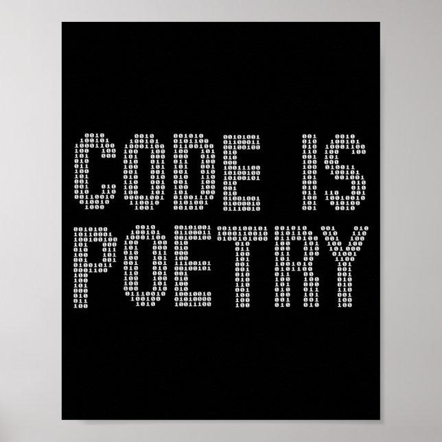 Póster Funny Code Is Etry Saying Quote Programer Gift  (Frente)