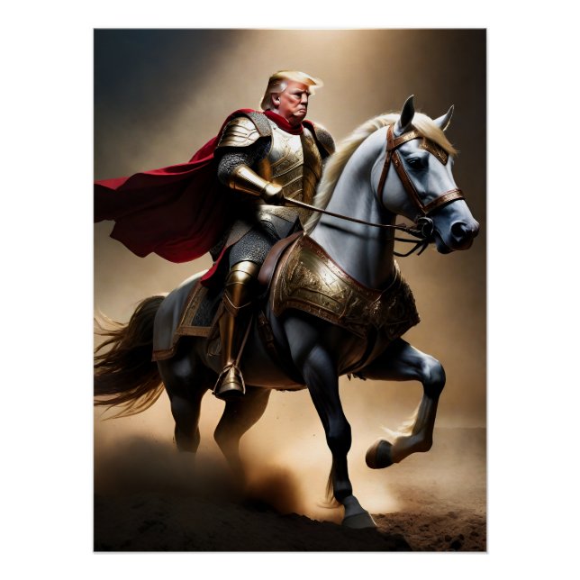 Póster Funny conservador de Donald Trump 2024 (Anverso)