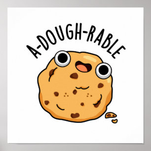 Póster Funny Cookie Pun