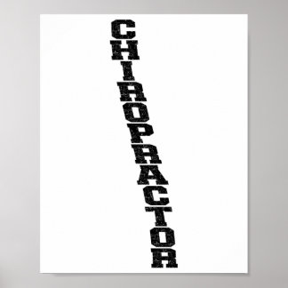 Póster Funny Cricket Spine Chiropractor For Ck Pain Relie