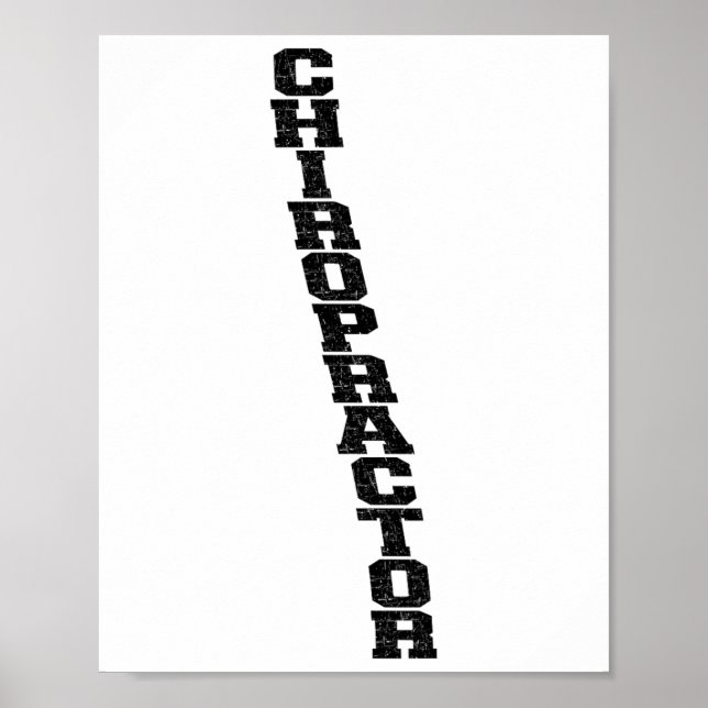 Póster Funny Cricket Spine Chiropractor For Ck Pain Relie (Frente)