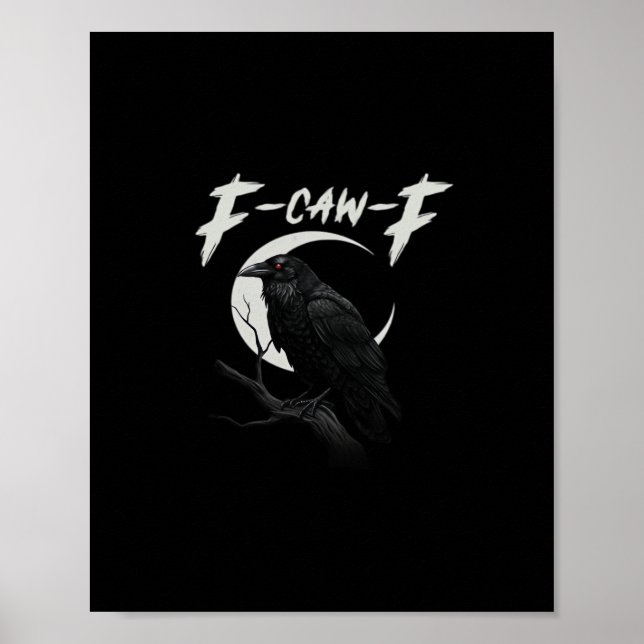 Póster Funny Crow Essential Creative Casual (Frente)