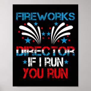 Póster Funny Director De Fuegos Artificiales Te Ejecuto E