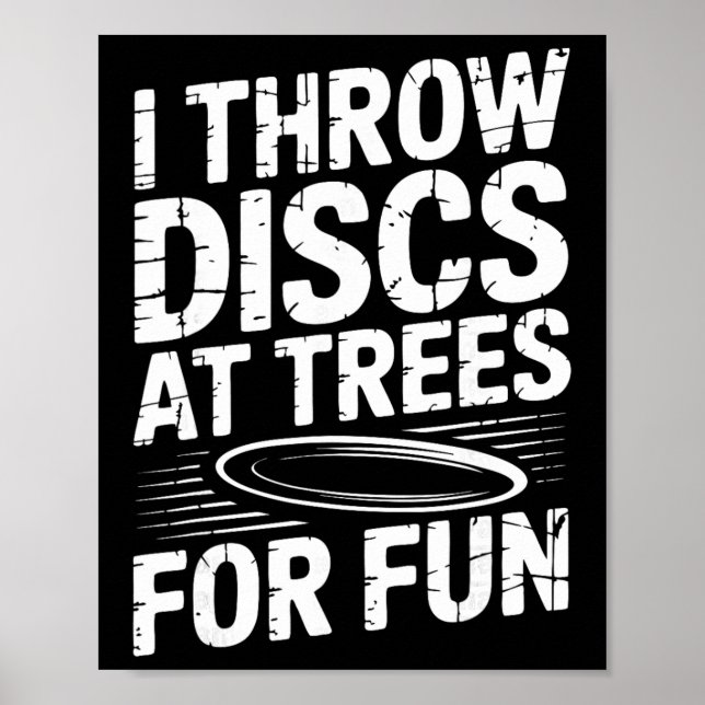 Póster Funny Disc Golf Course  (Frente)