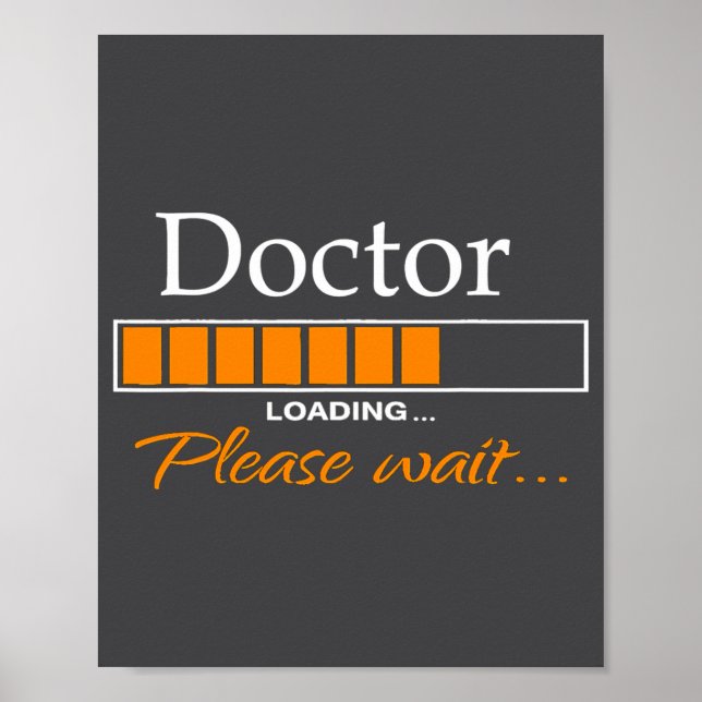 Póster Funny Doctor Loading Medical Doctor Outfit New  (Frente)