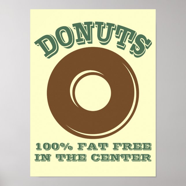 Póster Funny Donut Poster (Frente)