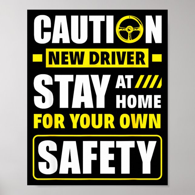 Póster Funny Driver's License New Driver  (Frente)