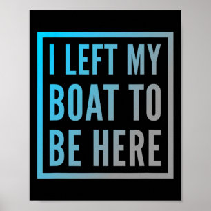 Póster Funny Dueña De Barco Citas Graciosas De Barco Que 