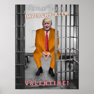Póster Funny El día de San Valentín de destitución de Don