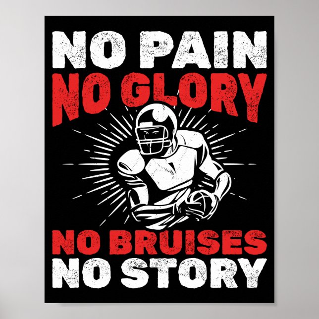 Póster Funny el entrenador del jugador de fútbol (Frente)