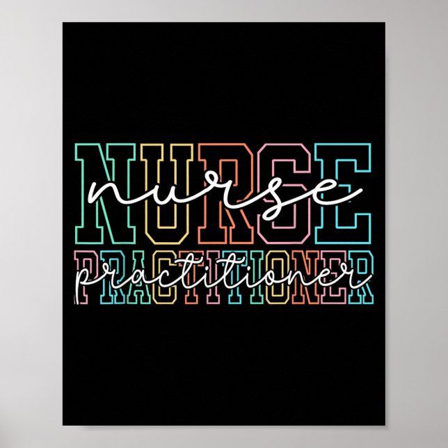 Póster Funny Family Nurse Practitioner Np Nursing Day Nur (Frente)