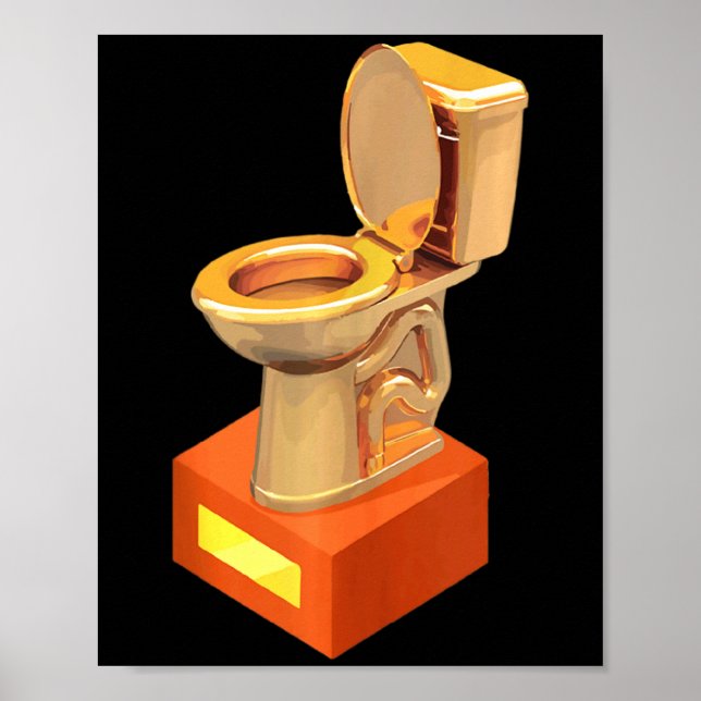 Póster Funny Fantasy Football Loser Toilet  (Frente)