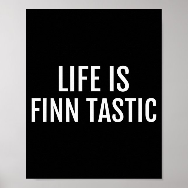 Póster Funny Finnish Finland Quote Shirt _ Lie Is Finn Ta (Frente)