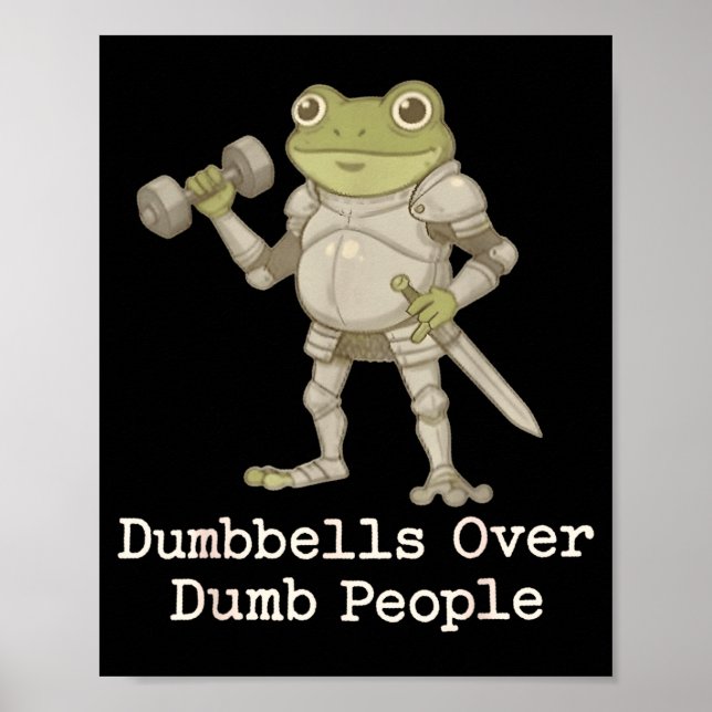 Póster Funny Frog Pregnancy Announcement Medieval Pregnan (Frente)