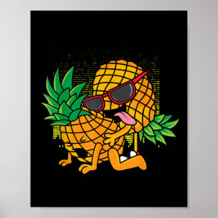 Póster Funny Funny Tropical Fruit Humor Apparor, Co. Upsi