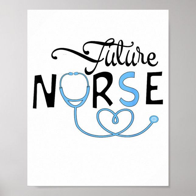 Póster Funny Future Nurse Nursing School Student Nurse In (Frente)