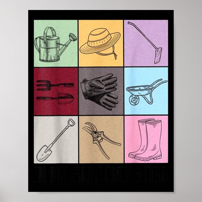 Póster Funny Gardening Lover S Plant Lover , Men&#x27;s G Clic (Frente)