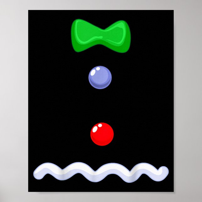 Póster Funny Gingerbread Man Christmas Costume  (Frente)