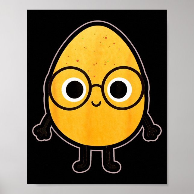 Póster Funny Good Egg Teacher Halloween Costume The Smart (Frente)