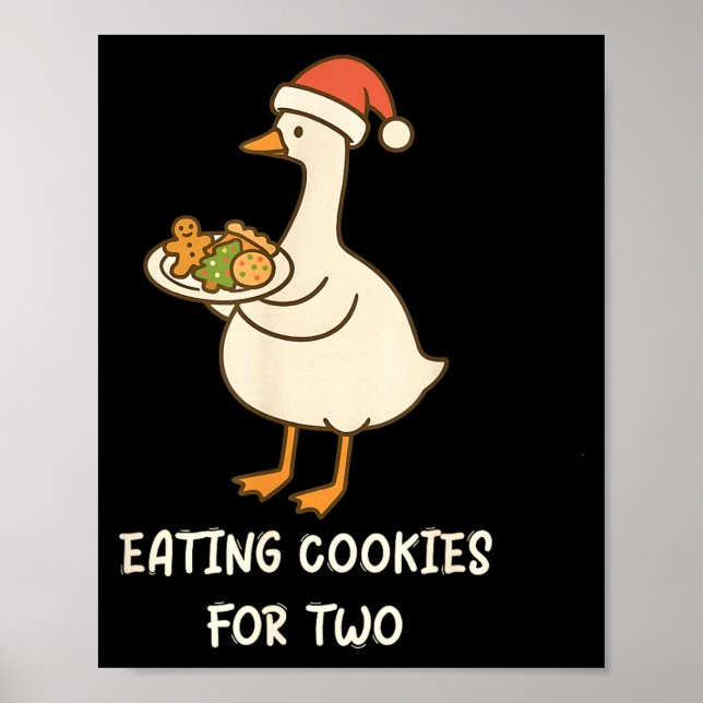 Póster Funny Goose Pregnancy Pregnant Announcement To Hus (Frente)