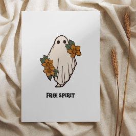 Póster Funny Halloween Espíritu Libre Poster Fantasma Imp