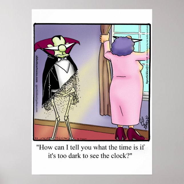 Póster Funny Halloween Humor Poster (Frente)