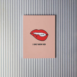 Póster Funny Halloween Spooky Vampiro Poster Impreso