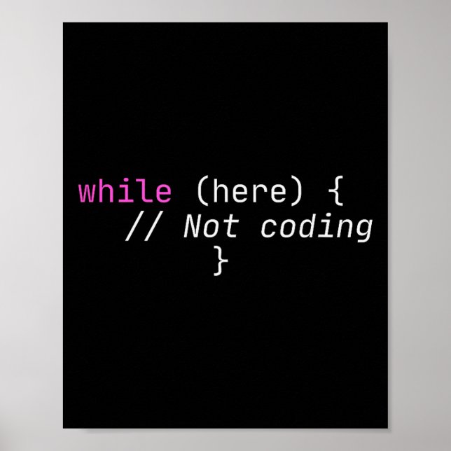 Póster Funny Hard Working Devops Programming C#  (Frente)