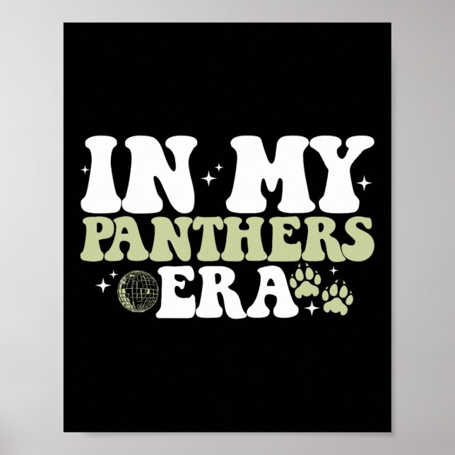 Póster Funny In My Panthers Era Back To School Game Day  (Frente)