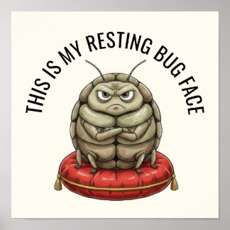 Póster Funny Insect Bug