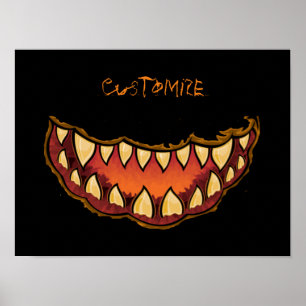 Póster Funny Jack o'lantern Thunder_Cove