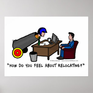 Póster Funny Job Interview Poster