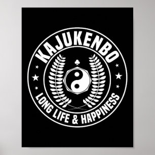 Póster Funny Kajukenbo Diseño Boxeo Karate Judo Kenpo