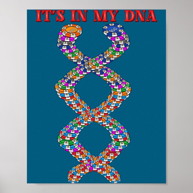 Póster Funny Ker Player Texas Holdem Casino Ker  (Frente)