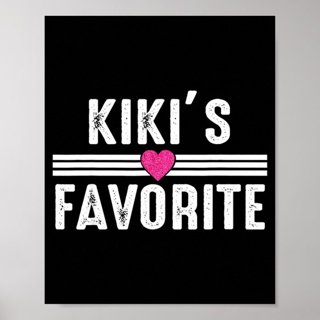 Póster Funny Kiki'ss Favorite Son Daughter I'm Kiki's's F (Frente)